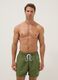 Green swim shorts with contrast drawstring_0