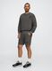 Grey Gap Cotton Blend Shorts_0