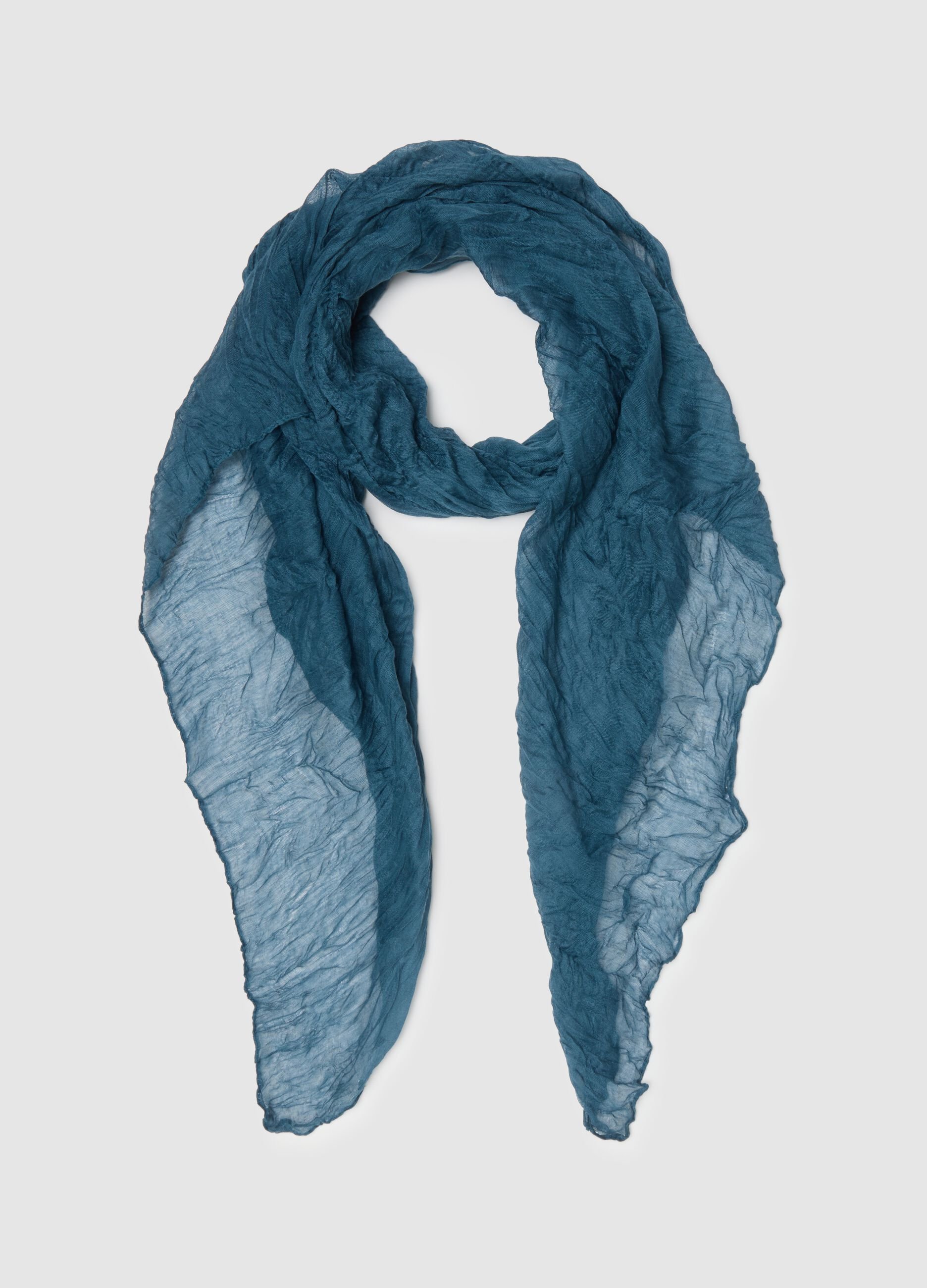 Sciarpa leggera blu regular fit