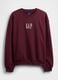 Burgundy Crew Neck Sweatshirt_3