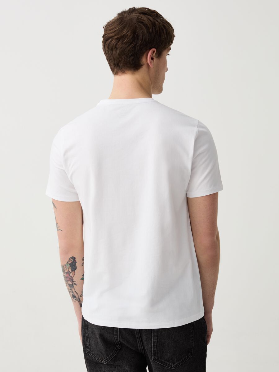 Slim-fit T-shirt in stretch organic cotton_2