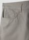 Graue Shorts aus reiner Baumwolle_5