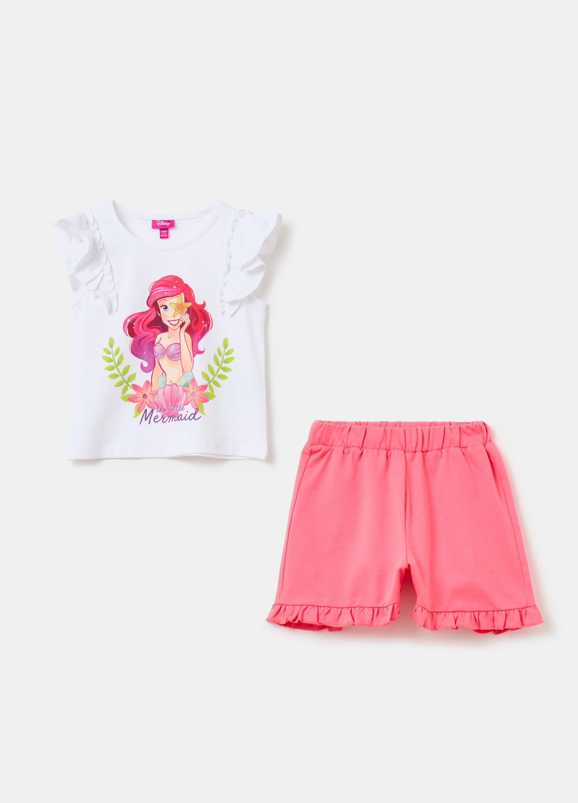 Jogging set with The Little Mermaid print