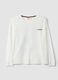 White pure cotton Peanuts print pyjama top_4