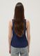 Blue pure cotton vest top_3