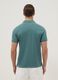 Regular fit short sleeve green pure cotton polo_2