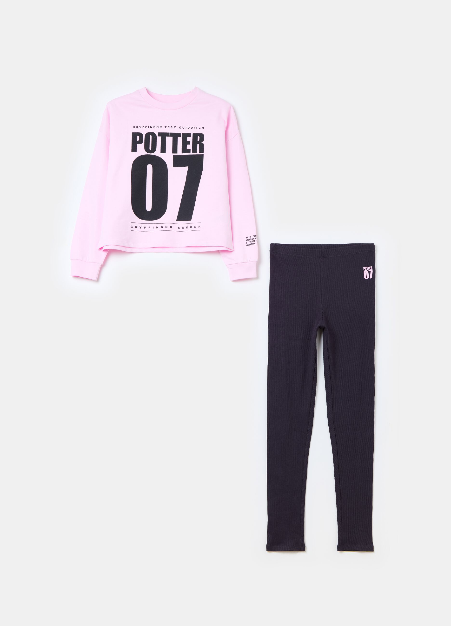 Organic cotton pyjamas with Harry Potter print