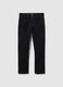 Boy's black trousers in cotton blend regular fit_3