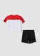 Completo jogging rosso Ducati in cotone elasticizzato per bimbo regular fit_1