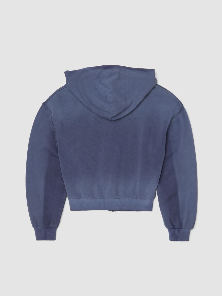 Sunfaded Hoodie mit durchgehendem Rei&szlig;verschluss &bdquo;Twilight&ldquo;_5