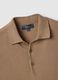 Beige pure cotton polo regular fit_5