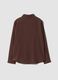Brown regular-fit shirt with classic collar_2