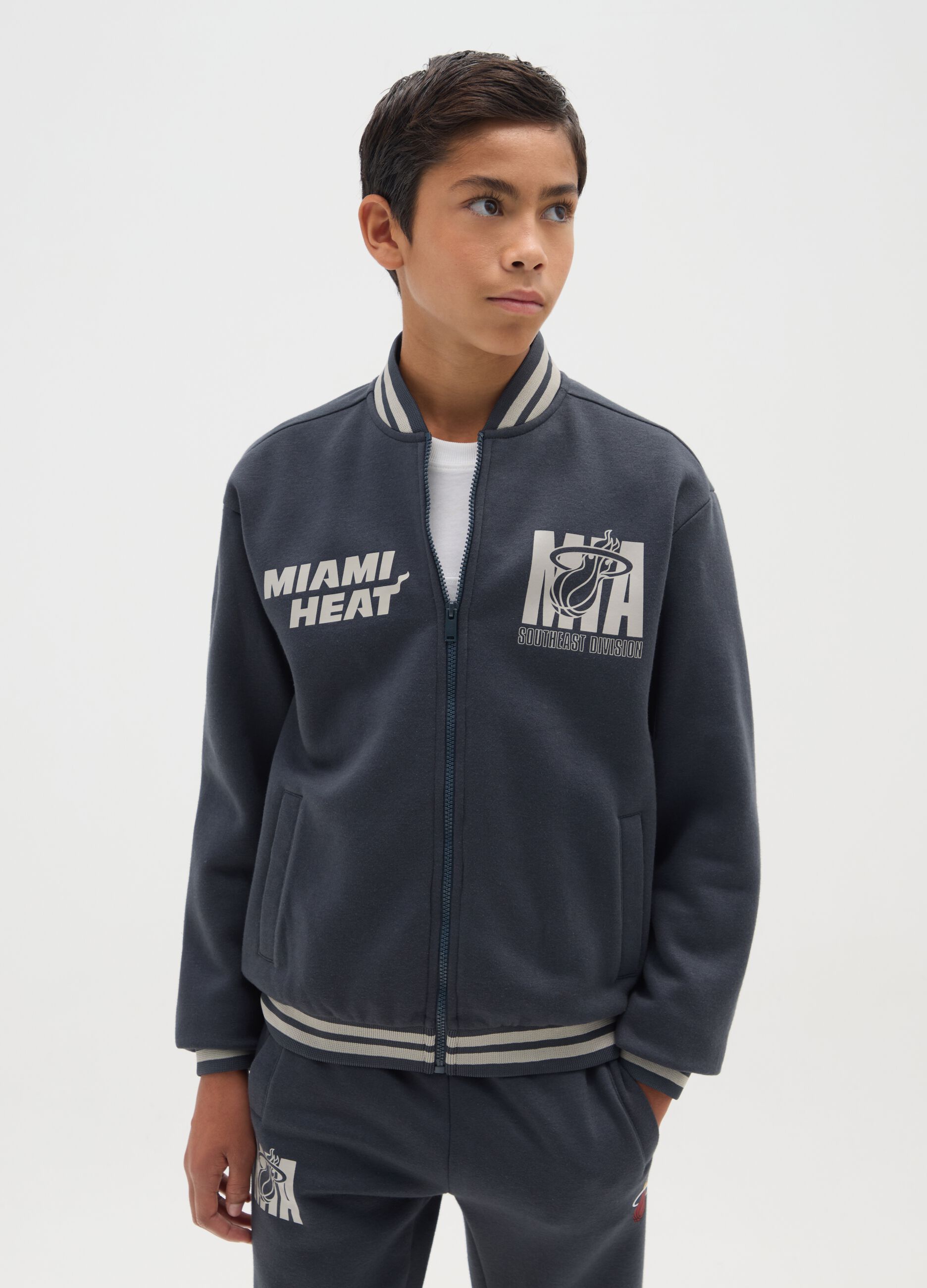 Children's multicolour cotton blend regular fit sweatshirt Miami Heat
