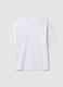 White oversized pure cotton short-sleeve T-shirt_4