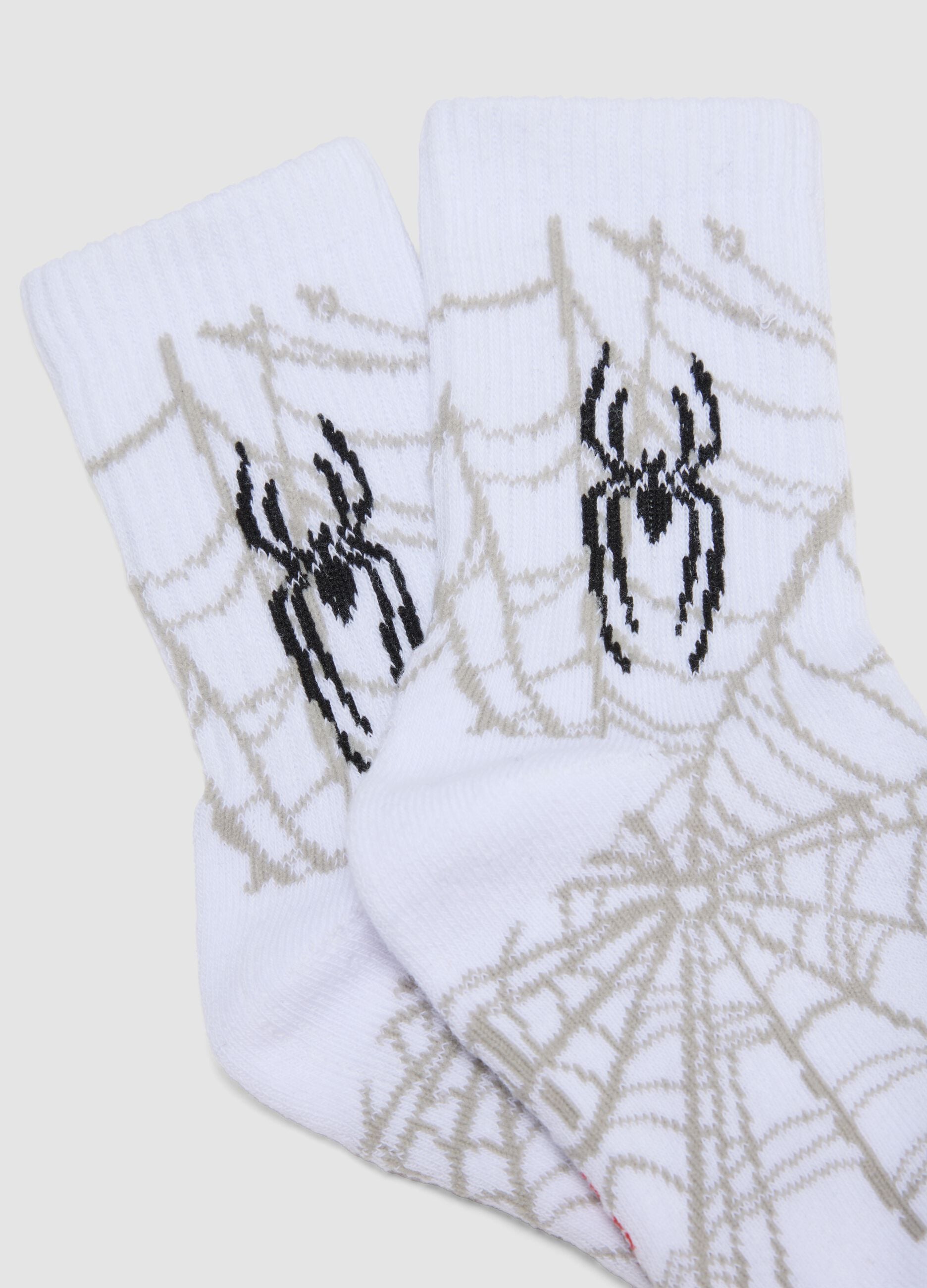 2-pack of MARVEL Spider-Man organic stretch cotton ankle socks