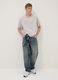 Grey short-sleeve pure cotton T-shirt_2