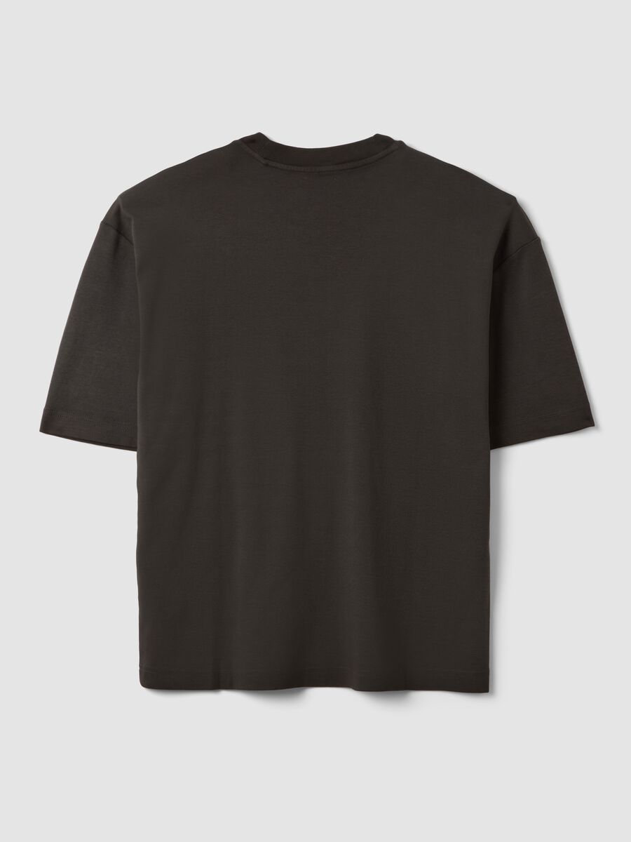 &Kappa;&alpha;&phi;έ &kappa;&omicron;&nu;&tau;ό (cropped) T-shirt &alpha;&pi;ό 100% &beta;&alpha;&mu;&beta;ά&kappa;&iota; &mu;&epsilon; &sigma;&tau;ά&mu;&pi;&alpha;, boxy &epsilon;&phi;&alpha;&rho;&mu;&omicron;&gamma;ή_2