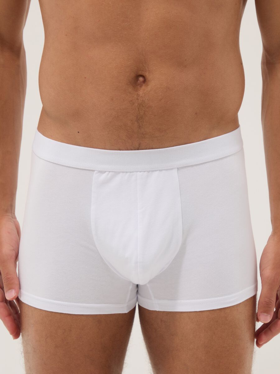 Tripack di boxer bianchi in cotone organico_1