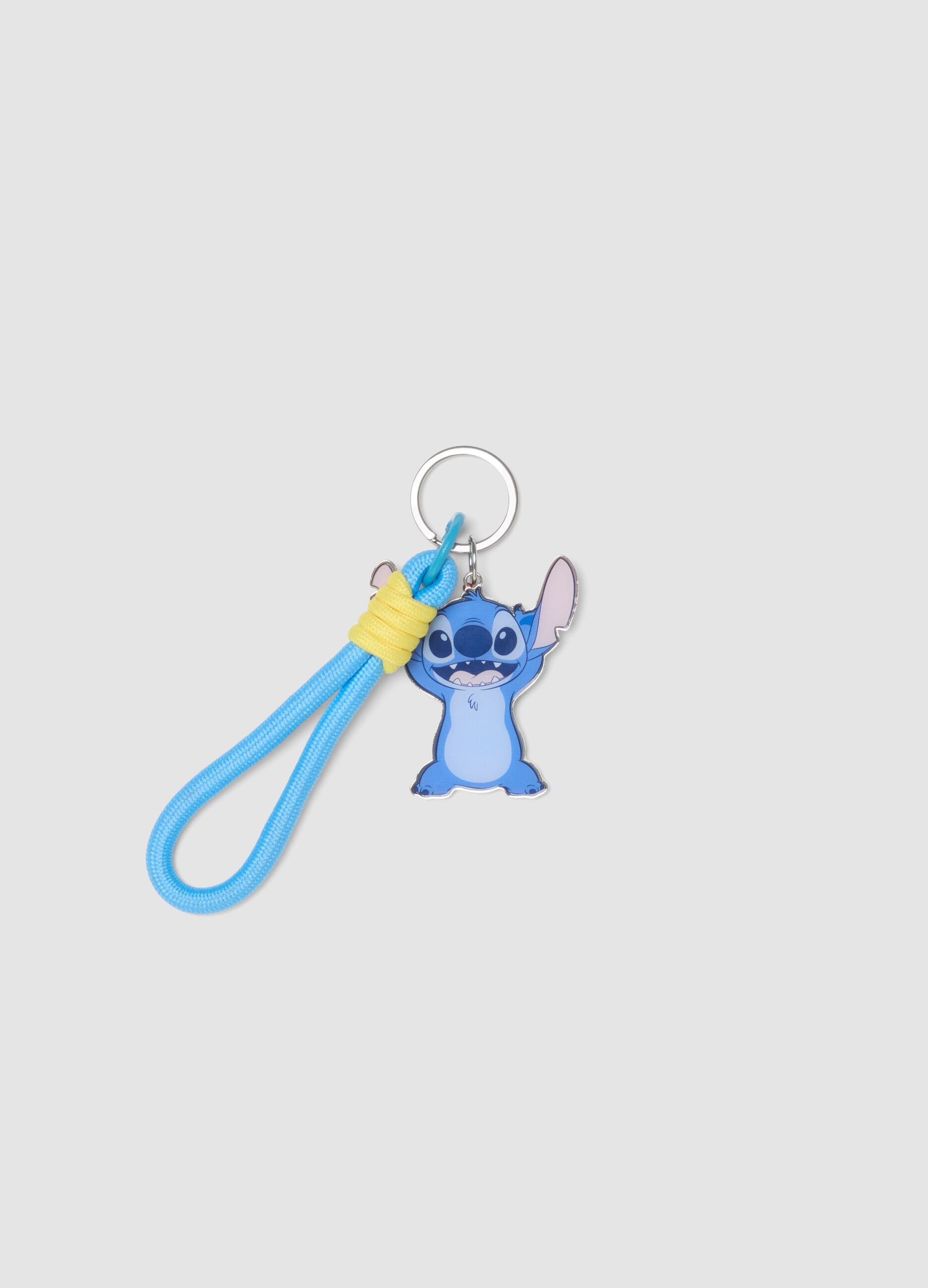 Blue Keychain with Stitch