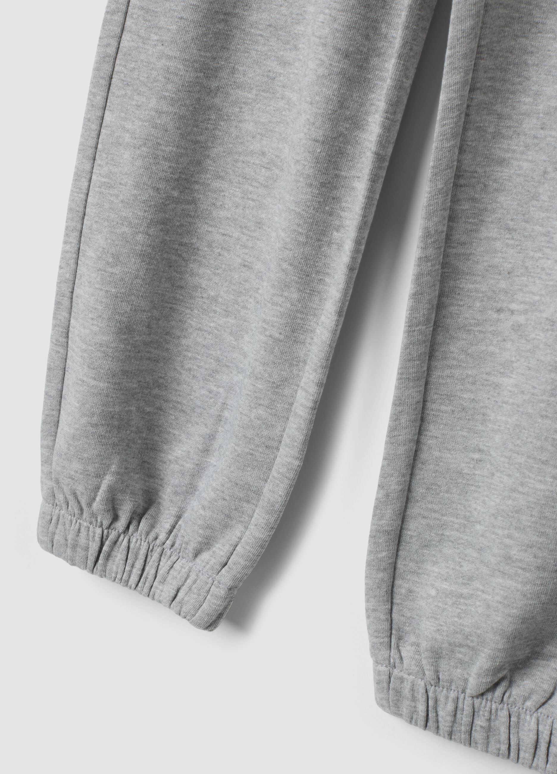 Graue Joggerhose aus Baumwoll- und Viskosemischung