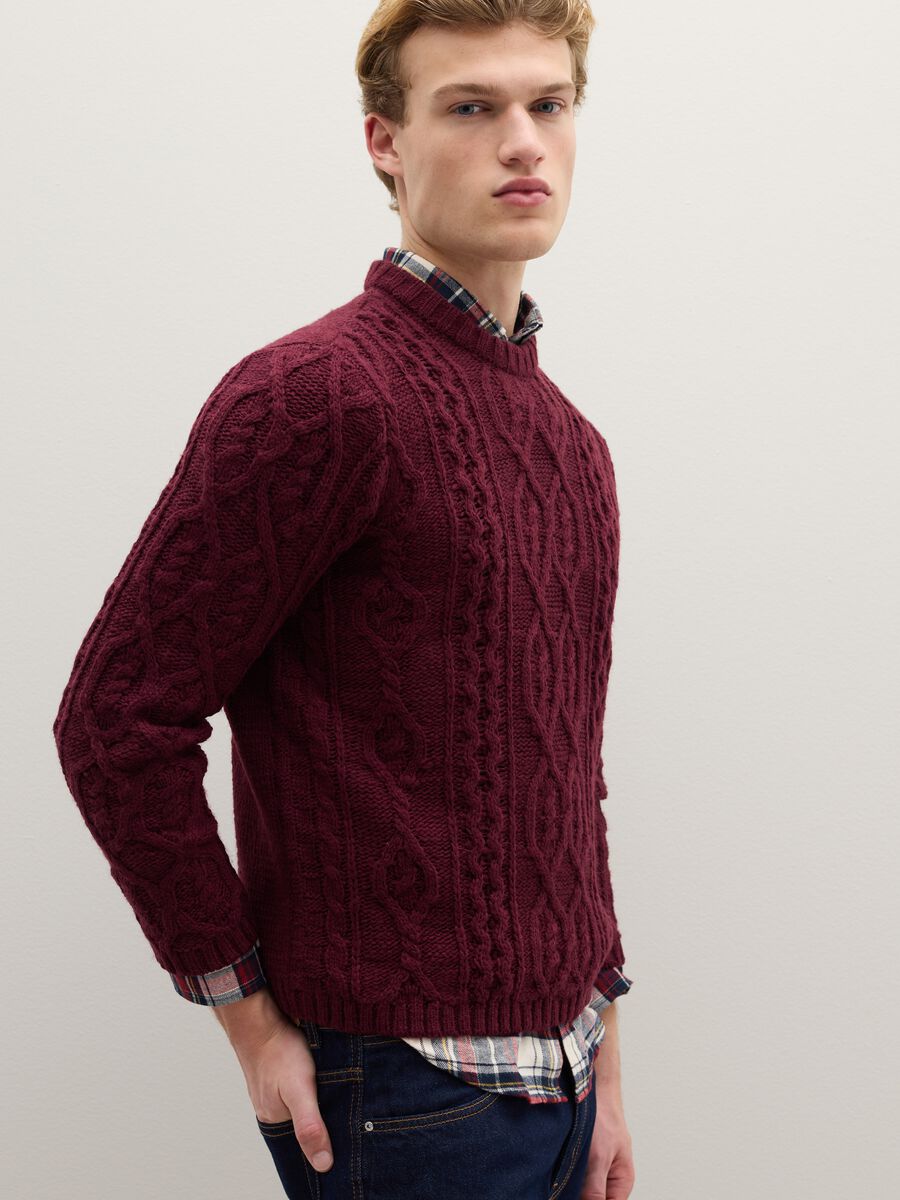 Red Sweater Regular Fit_3