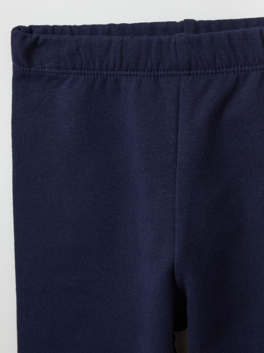 Fleece jogging set with floral print_2