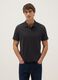 Black pure cotton polo regular fit_0