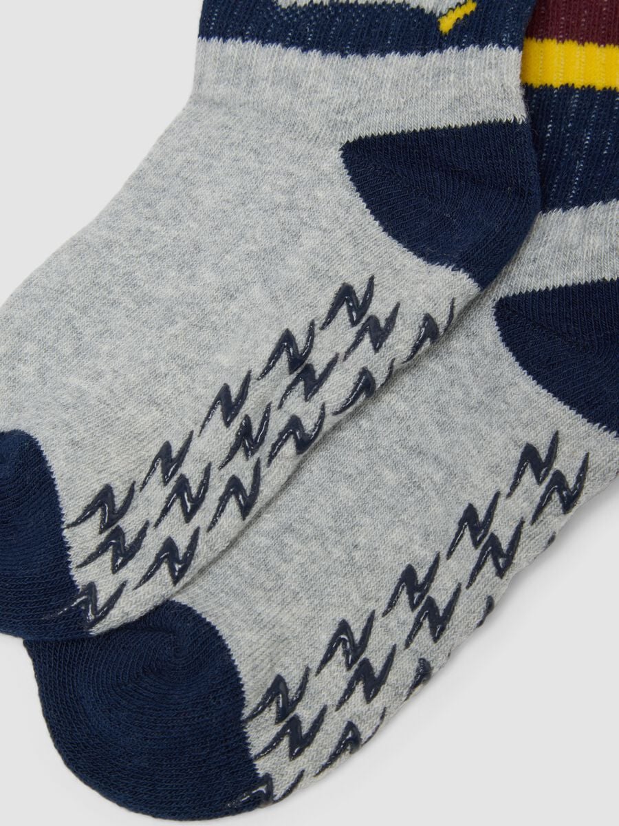 2-pack of Harry Potter organic stretch cotton mid-calf non-slip socks_1
