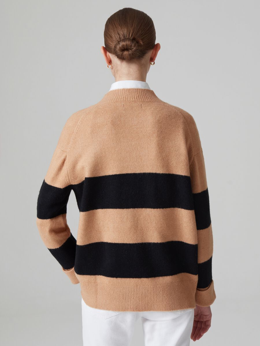Pullover oversize a righe_2