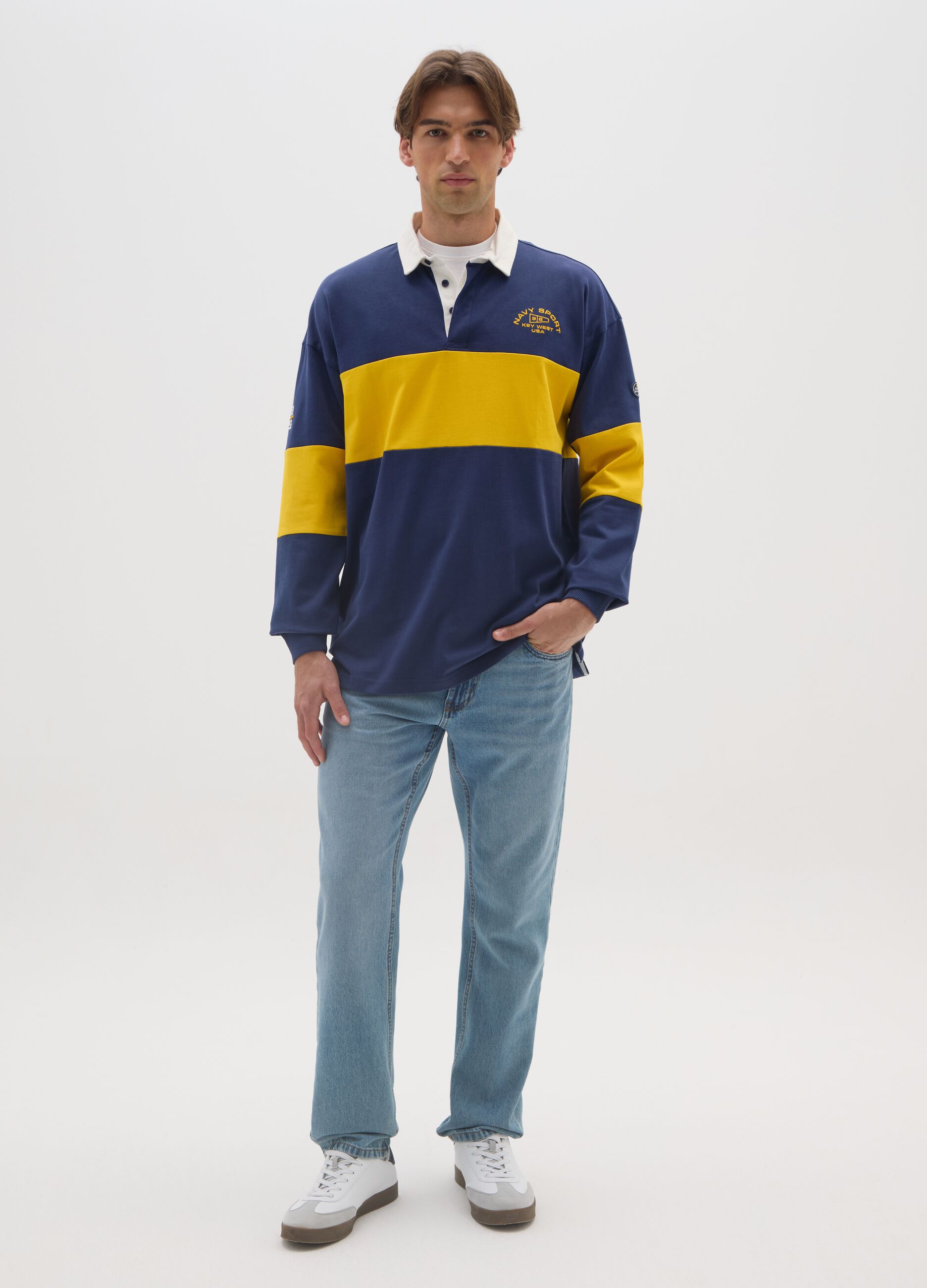 Multicolour Pure Cotton Polo Shirt