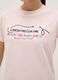 Pink pure cotton regular fit T-shirt with embroidered slogan_3