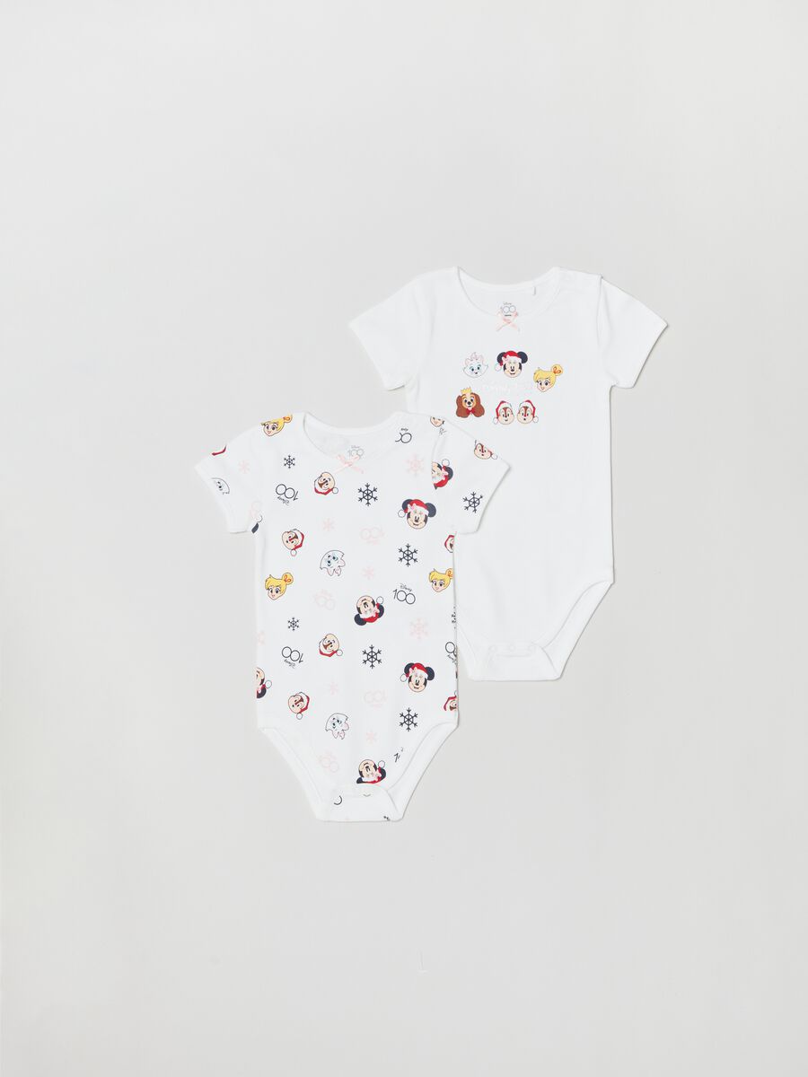 Two-pack 100th Anniversary bodysuits in cotton_0