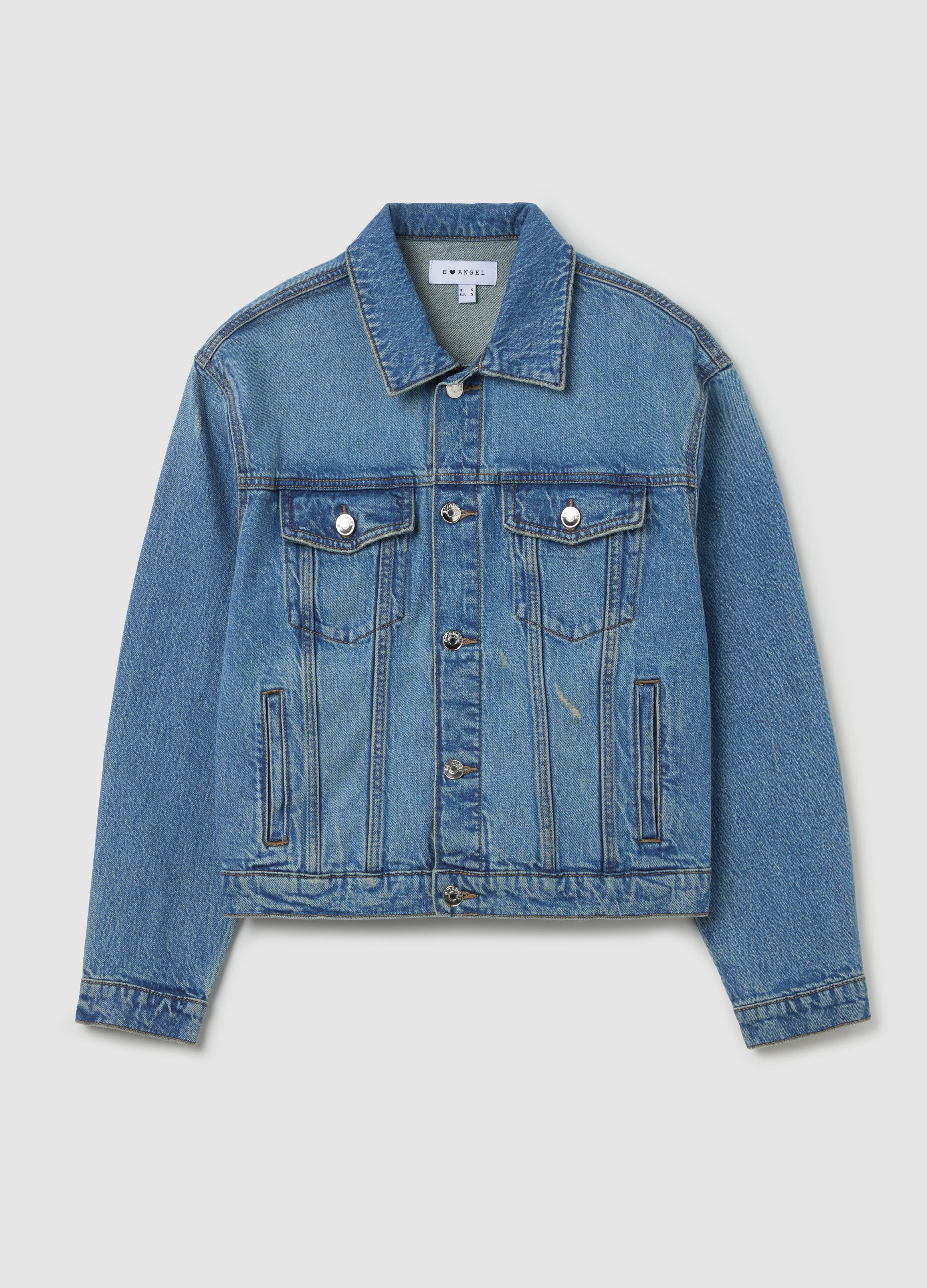 Short denim jacket