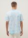 Regular fit sky blue pure cotton T-shirt with Squidward print_2