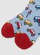 2er-Pack lange Socken in Blau und Rot aus elastischer Bio-Baumwolle_2