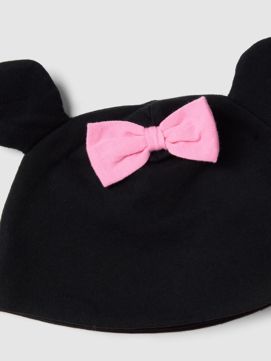 Multicoloured pure cotton Minnie-shaped baby girl set_3