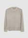 Regular fit blue-grey wool blend sweater_4