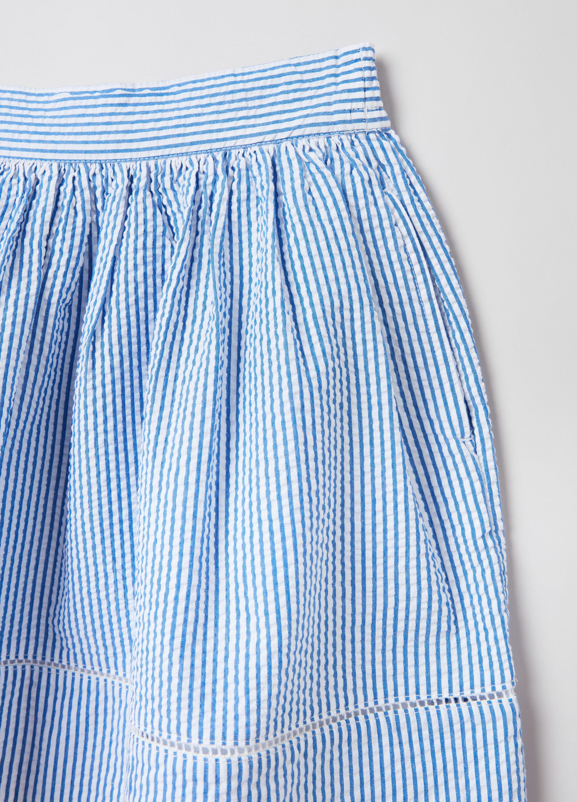 Striped seersucker skirt_2