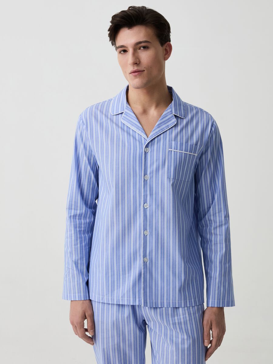 Long cotton pyjamas with buttons_2
