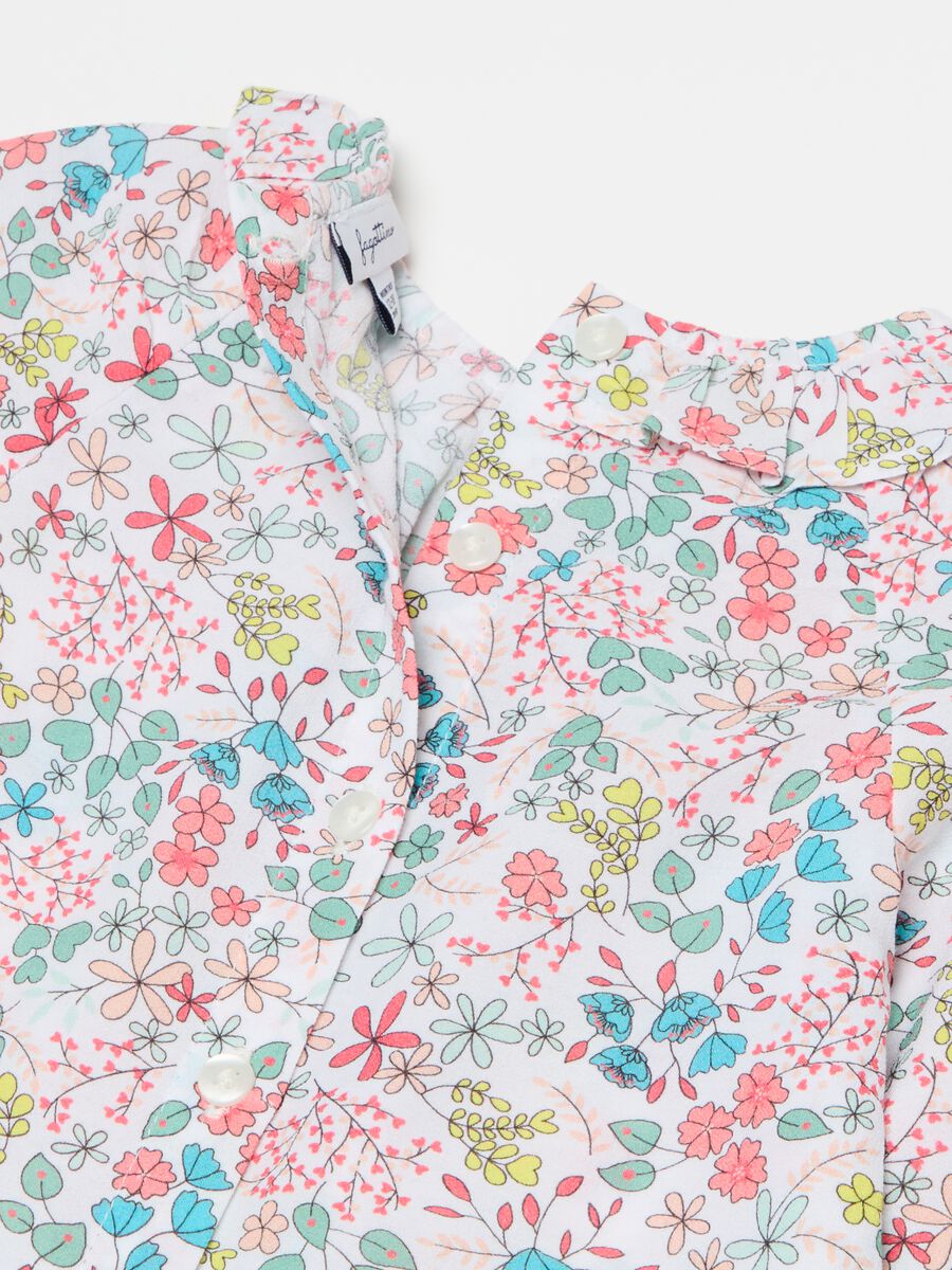 Blusa de algodón con estampado floral_2