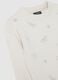 Girls' white regular fit jumper with sparkles_2