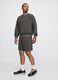 Grey Gap Cotton Blend Shorts_3