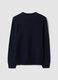 Camisola azul-marinho com decote em V, regular fit_2