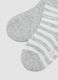 Tripack di calze grigie in cotone organico elasticizzato_1