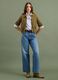 Cardigan verde in puro cotone con bottoni regular fit_1