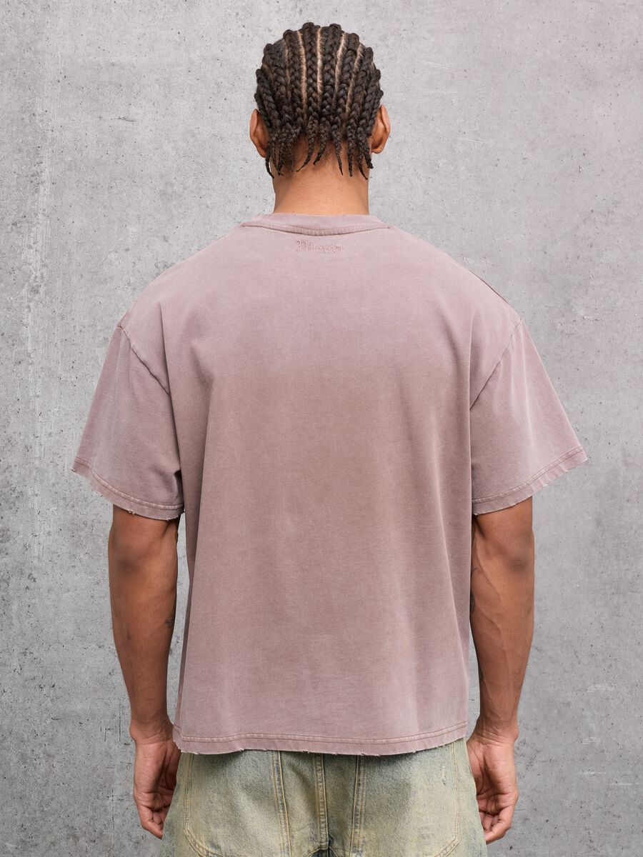 Sunfaded Oversized T-shirt &ndash; Mocha_2