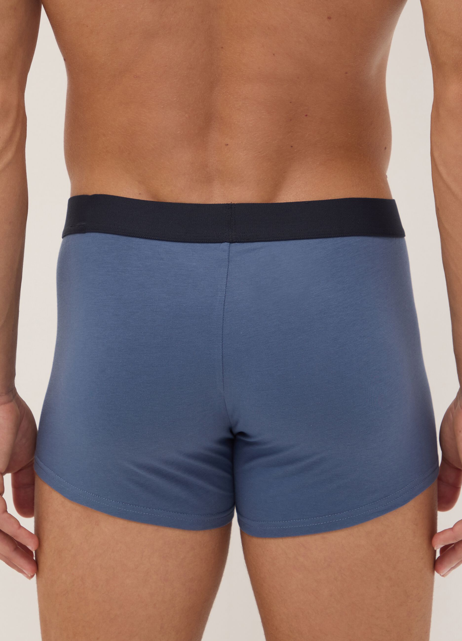 Five-pack of multicolour stretch organic cotton boxers
