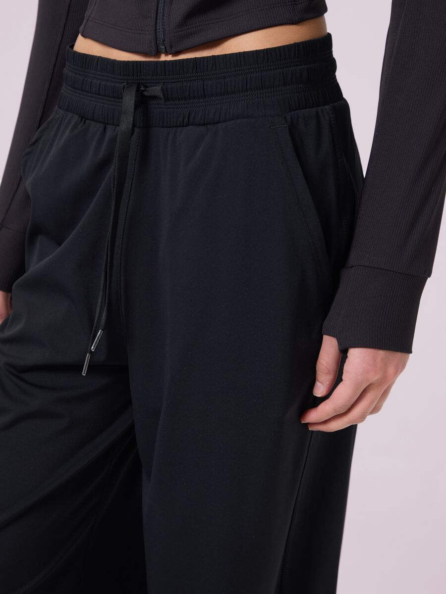 ALTAVIA STUDIO wide leg trousers with drawstring_3