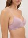 Pink padded balconette bra_3
