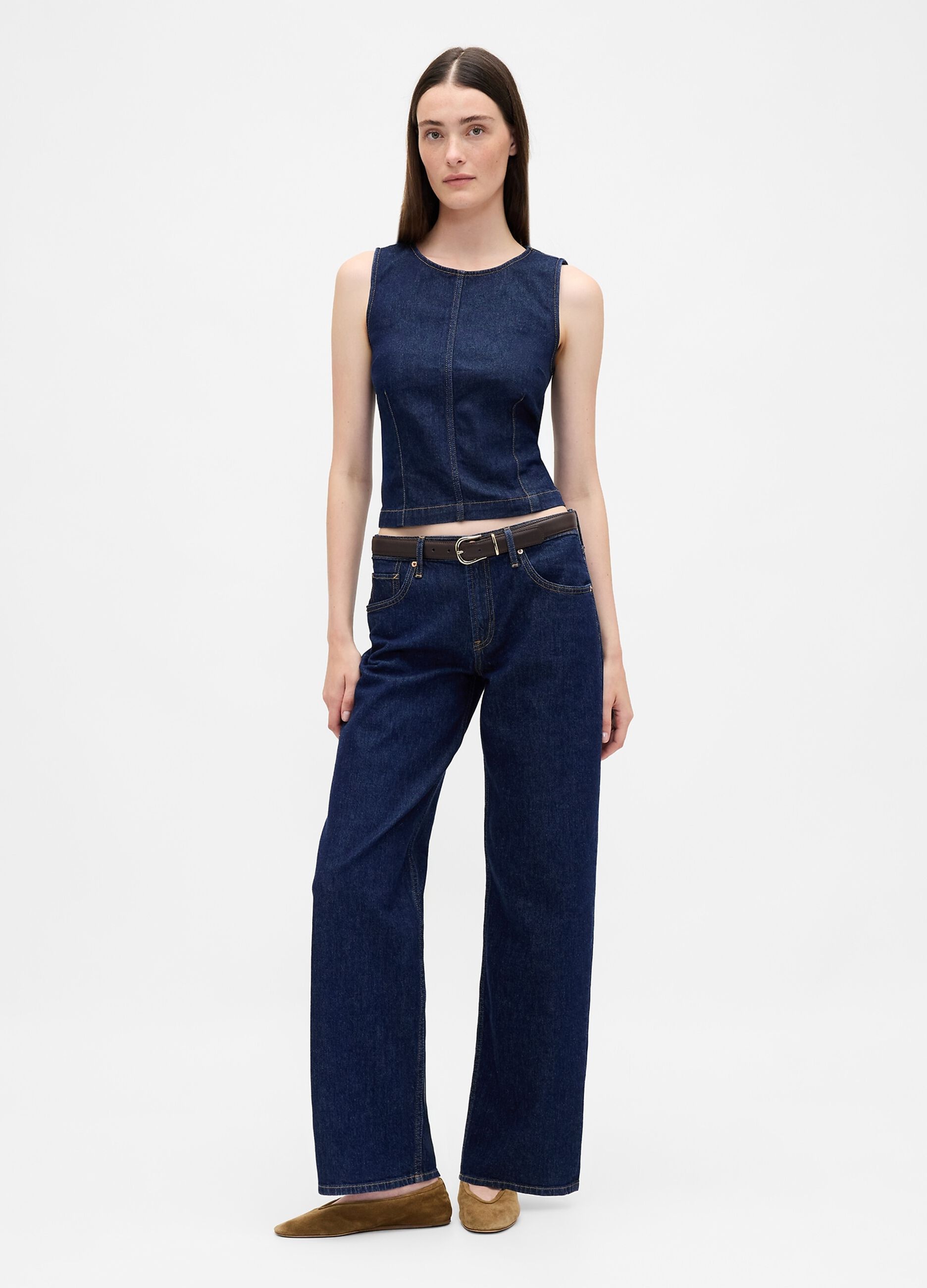 Stretch Blue Denim Trousers